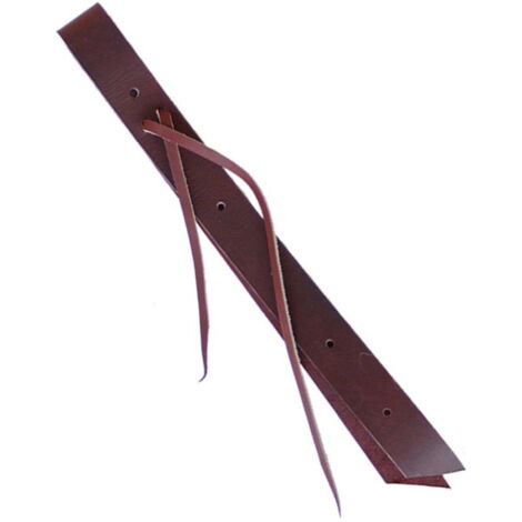 Unique, Marron04: Gâche en cuir pour selle droite