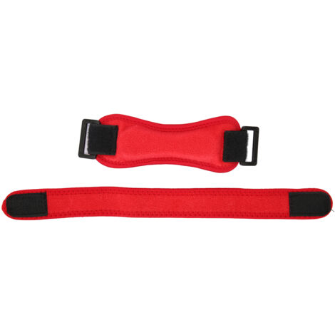 Unisex-Kniebandage für Kniescheibe, Patellasehne, Schmerzlinderung, Knieunterstützung, Sport, rot