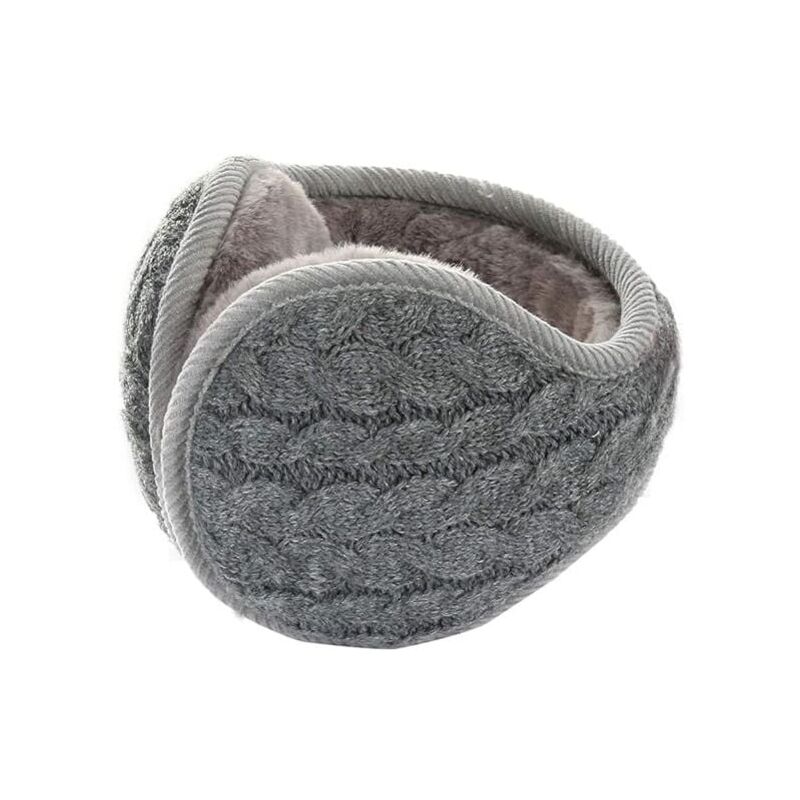 Unisex Noise Cancelling Headphones - Foldable Warm Winter Fleece Earmuffs Hearing Protection Ymyny