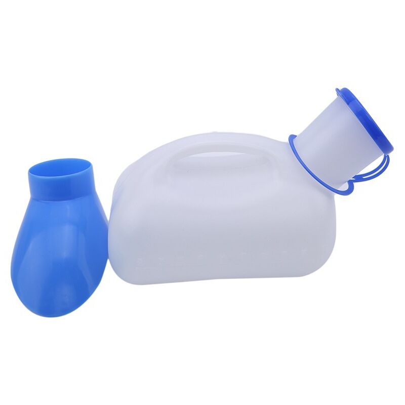 Unisex Potty Urinals for Car, Urine Bottles for Men and Women, Portable Pee Bottle, With a Lid and Funnel