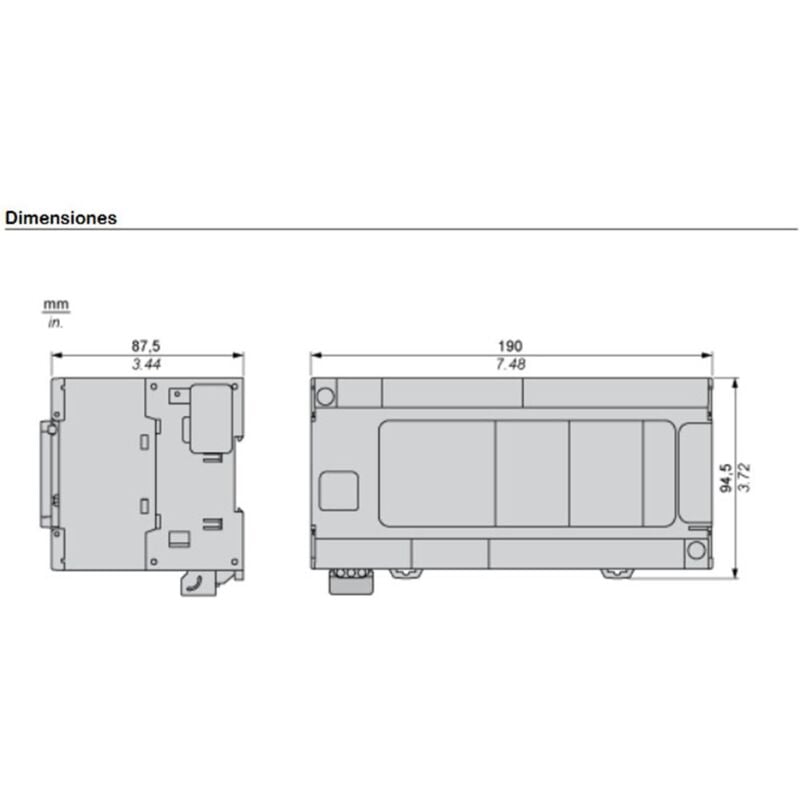 Schneider Electric - Schneider TM241CE40R Ethernet Relay M241 40 en Compact Controller