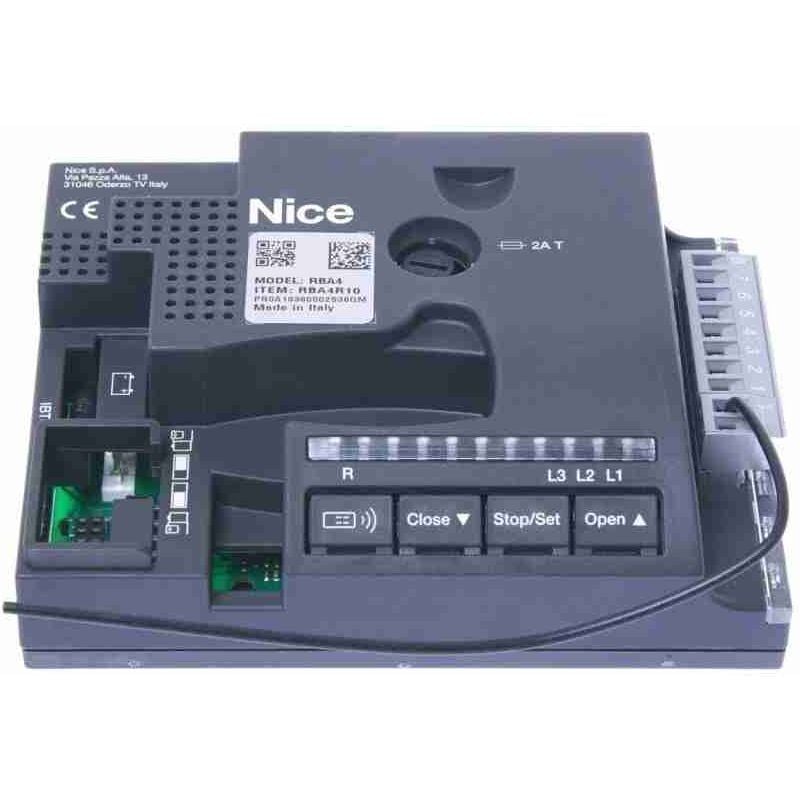 Panneau de commande central SPRBA4R10 pour road RBA4 Pièce de rechange d'origine Nice SPRBA4R10