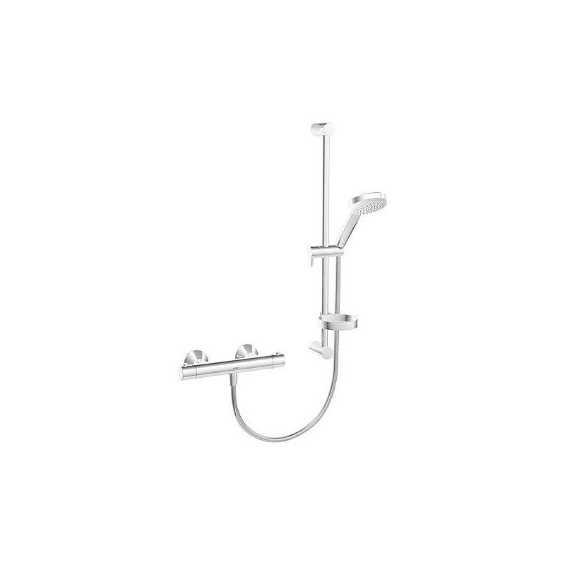 Hansa - Robinet de douche unita, barre de support de douche