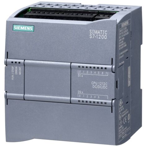 Unité centrale Siemens, série S7-1200, 8 (entrées numériques, 2 switchs comme entrées analogiques) entrées , 6 (sorties ( Prix pour 1 )