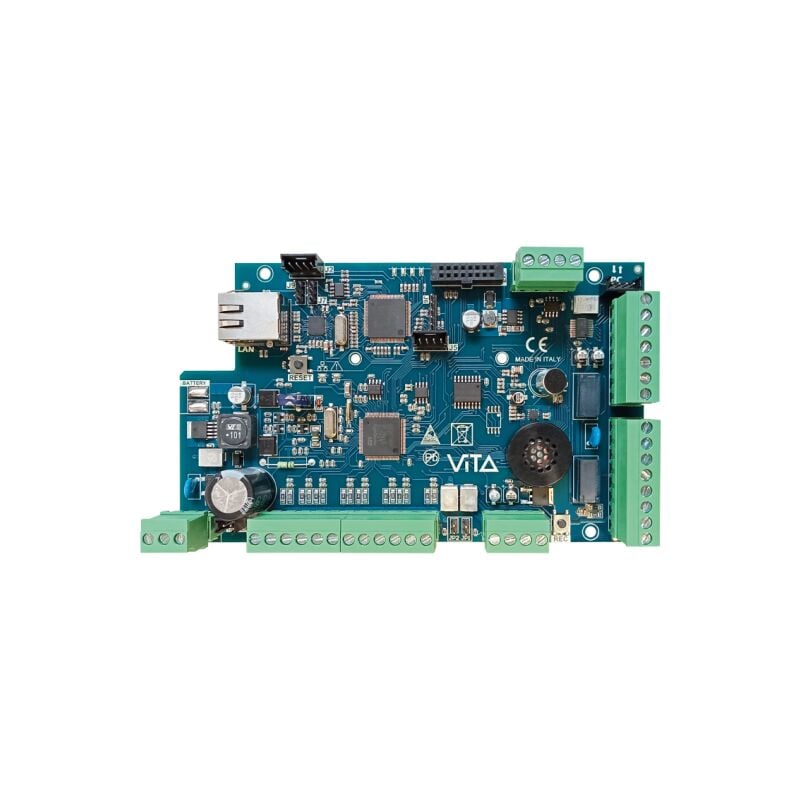 AMC - Unité centrale vita 24 avec 8 entrées extensibles à 24, gérable à distance via Cloud via lan intégré et 4G + app - avec vérification vidéo et