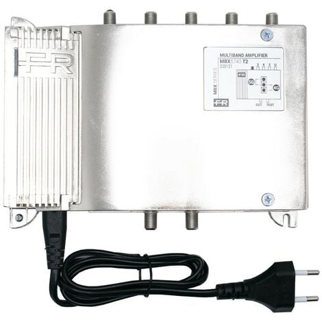 Unité de contrôle Fracarro MBX5740 T2 à 4 entrées III+DAB-IV-V UHF 43DB 235121
