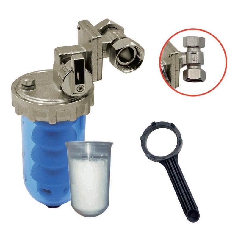 Ferrari Srl - Doseur proportionnel de polyphosphate en poudre avec by-pass dosafer sg doseur proportionnel de polyphosphate 1/2' écrou à annea