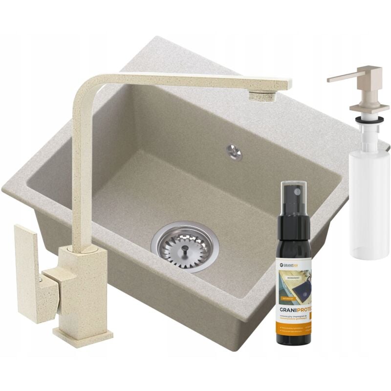 Granitan - Unité évier/lave-vaisselle +Batterie+DOSER