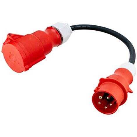 Unitec 47460 - Adattatore 16/32 A, cavo 0,5 m, H07RN-F5G2,5 mm