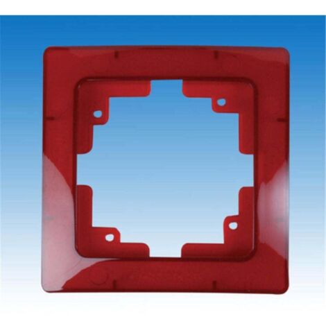 Unitec Abdeckrahmen 1f Monaco S206 rot Rahmen Blende