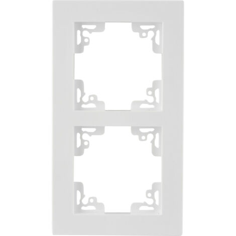 Unitec Abdeckrahmen Rahmen 2-fach Melbourne, Serie 702, ultraweiss