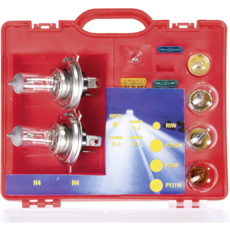 Unitec H4 Ersatzlampen-Koffer 60/55W Beleuchtung