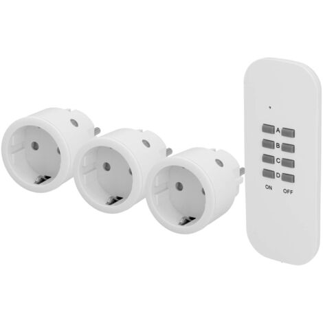UNITEC ifdesignawardgewinner2021 48116 - Set di 3 tappi con funzione di autoapprendimento, colore: bianco