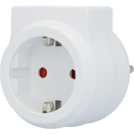 Unitec Spina intermedia con 1 x Schuko, 1 x USB tipo C e 2 x USB tipo A, 3,4 A, bianco