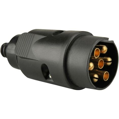 UNITEC Stecker für Anhänger 7-polig 12 Volt