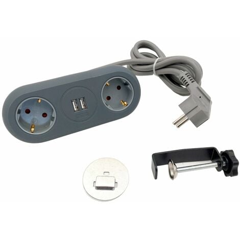 Fdit USB-Steckdose mit 4 Anschlüssen USB-Steckdose für  Hochgeschwindigkeitsladegeräte für Home Office-Hotels und öffentliche  Plätze (weiß)