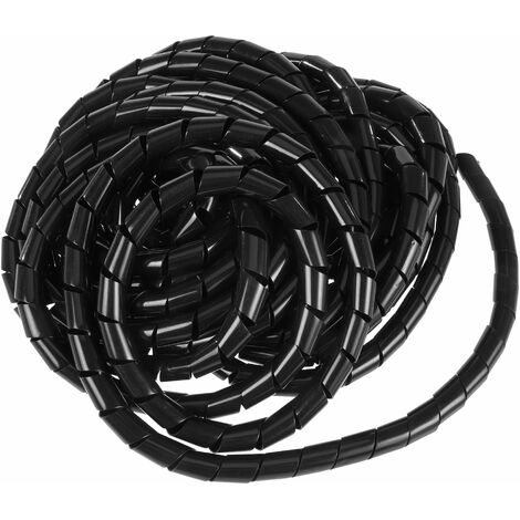 Unitec Tubo a Spirale 15 mm 10 m Nero