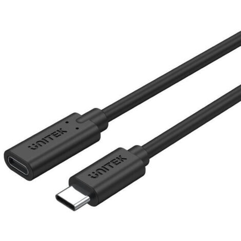 UNITEK C14086BK cable USB USB 3.2 Gen 2 (3.1 Gen 2) 0,5 m USB C Negro