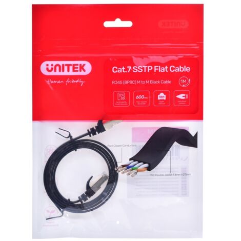 UNITEK-KABEL RJ-45, 1 m, C1897BK-1M