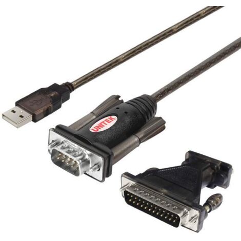 UNITEK KONWERTER Y-105 USB2.0->RS232 DB9F/DB25M