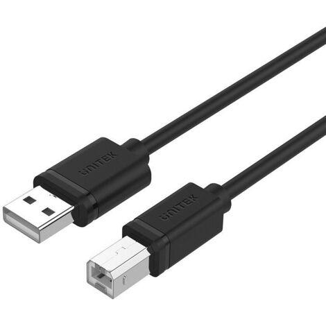UNITEK Y-C421GBK USB-Kabel 5 m USB 2.0 USB A USB B Schwarz
