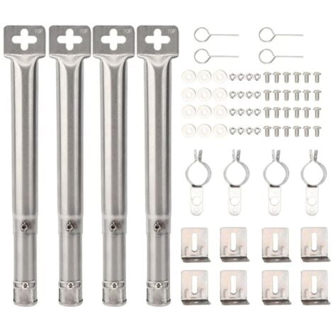 Universal 12"-17.5" Burner for FirePlus, Grill, Adjustable Burner Spare Parts, Universal Gas Grill, Adjustable Tubular Burner MUMU