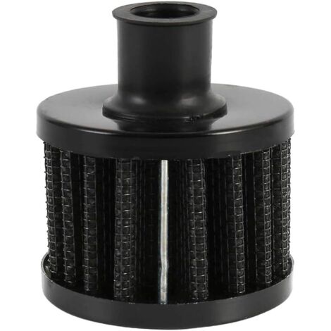 Universal 12mm Car Air Filter Round Carbon Crankcase Vent Engine Air Filter Oil Pan for Car Motorcycle ATV