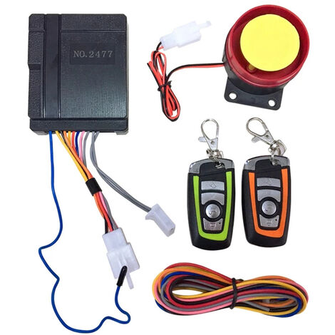 Universal 12V Motorrad Alarm System Fernbedienung Motor Starten Vibration Alarm Diebstahl Schutz Motor Sicherheit Keyless Entry