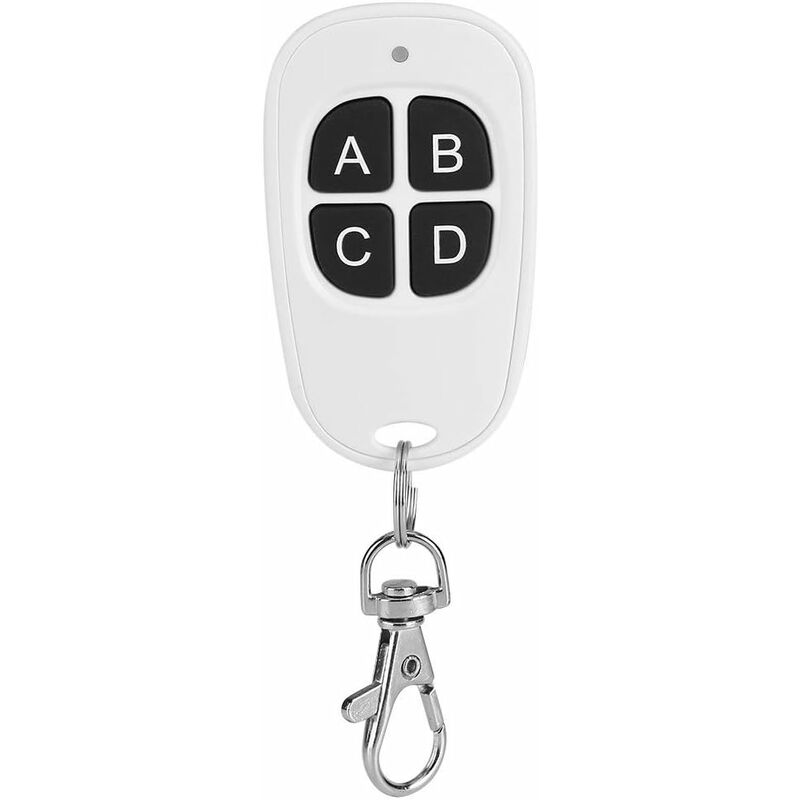 Universal 14 Channel RF Wireless 433MHz Remote Key Controller for Automatic Garage Shutter Door Operation (4 Buttons)