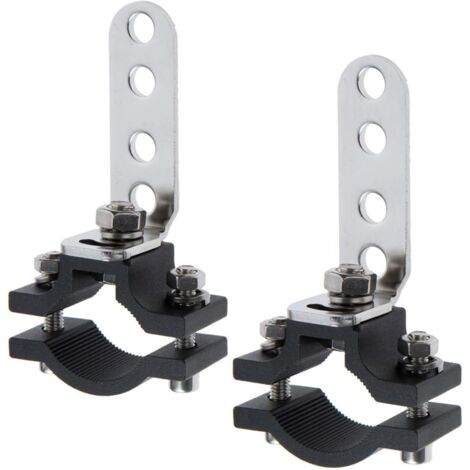 Universal 22-32mm Work Light Mounting Bracket, Motorcycle Headlight Bracket, Front Fork Lamp Mounting Brackets (2 Pieces)