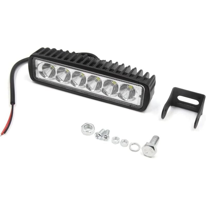 Image of Universal 6 led Tagfahrlicht Lampe Weiß dc 12V 18W für Auto (EF052 06448 930FC 18081 75CEB 05301)