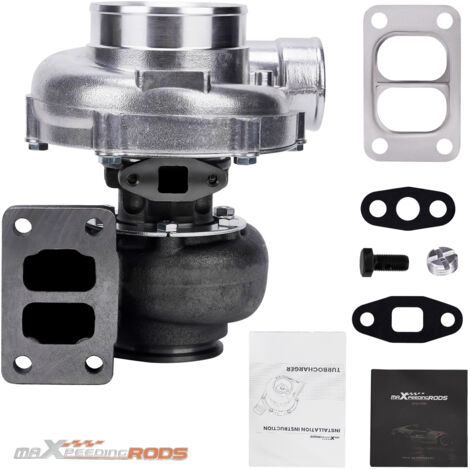 Universal .70 A/R T3 V Band Flange Oil Cooled 500BHP T70 Turbo Turbocharger neuf