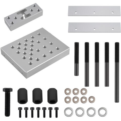 Universal Adjustable Hydraulic Press Support Block Plate Bearings Bushes Base