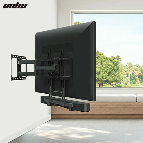 Universal Adjustable Vesa TV Sound Bar Bracket Mount Soundbar Wall Holder Rack