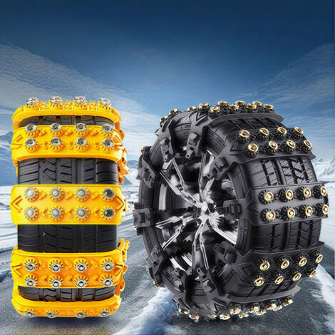 Universal Anti-Slip Snow Tyre Chains – Emergency Traction Straps