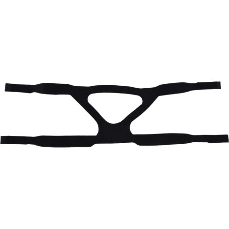 Universal Anti Snore Headgear Strap Nylon Elastic Anti Snoring Head Band for RespiratorBlack