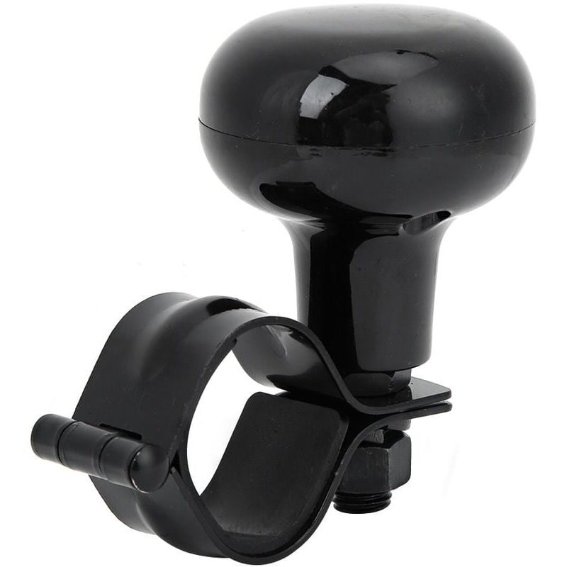Image of SNQ - Universal Auto Lenkrad Ball Booster Hilfs Taste Schwarz