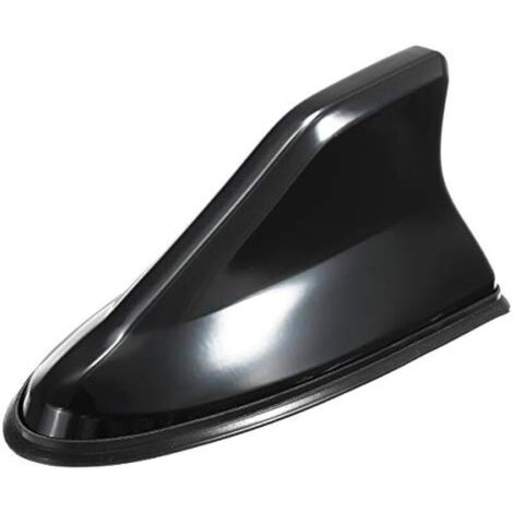 Universal Auto Voiture Requin Aileron Antenne De Toit Am FM Radio Décorer (Noir)