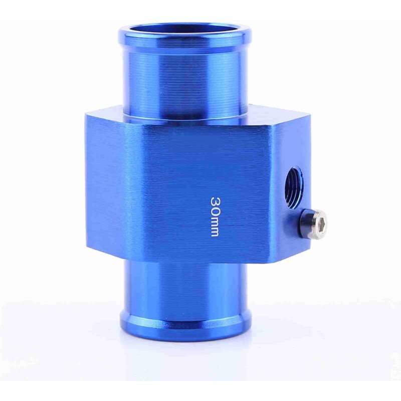 Image of Qiyao - Universal Auto Wassertemperatursensor Adapter Blau 30mm