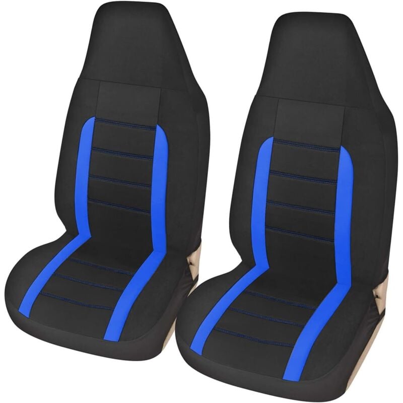 Image of Universal Autositzbezüge Vorne, Universal Autositzbezug Set, Tuning Autozubehör, Blau