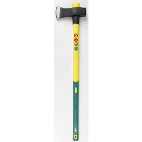 Universal-Axt Kopf 2720g aus Stahl Gummiklingenschutz extra langer Stiel