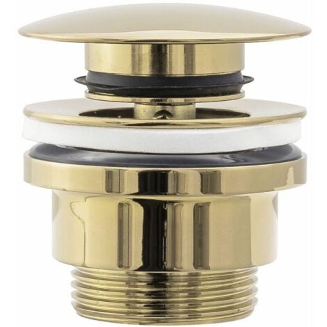 Universal Basin Click-Clack Plug REA Gold