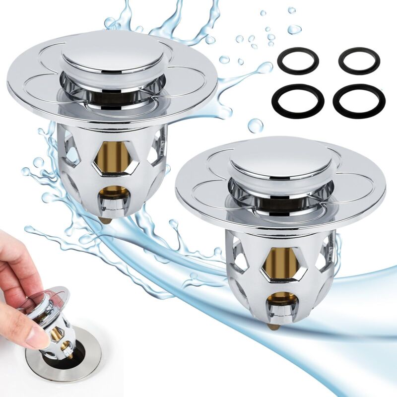 Image of Universal Bathroom Sink Plug, Glovios 2&hellip;
