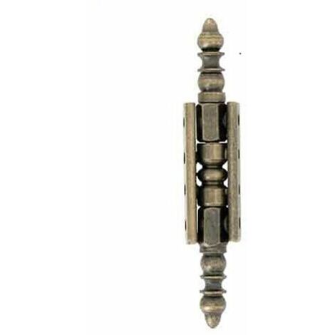 Universal bisagra Vynex bronceada acero 40 x 89 mm - 2 piezas