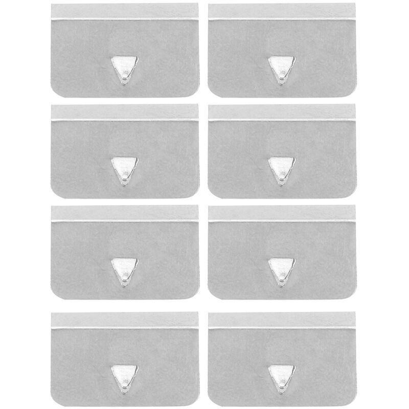Tehtuy Universal Car Rain And Wind Deflector Channel, Stainless Steel Fixing Retaining Clips Set (8 Pieces).