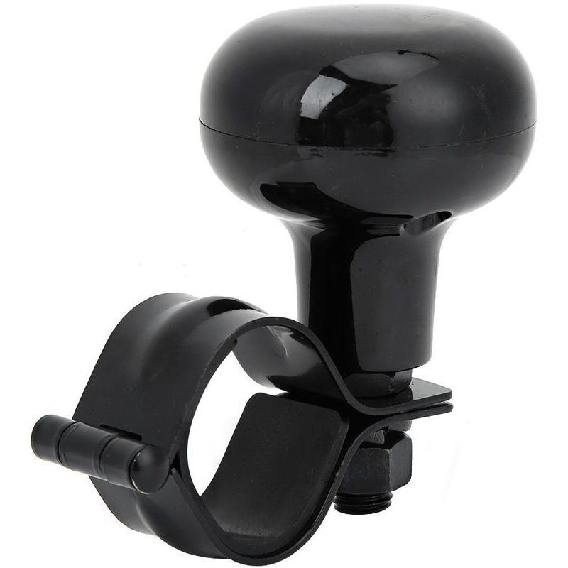Universal Car Steering Wheel Ball Booster Auxiliary Button Black