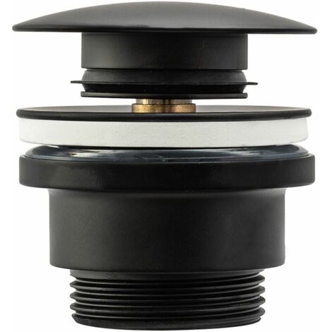 UNIVERSAL CLIC-CLAC REA SCHWARZER WASCHBECKEN-ABLAUF