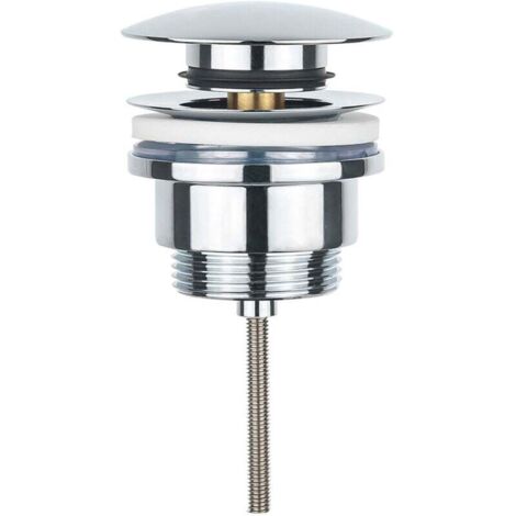 UNIVERSAL CLICK-CLACK SINK PLUG REA GOLD - chrome MUMU