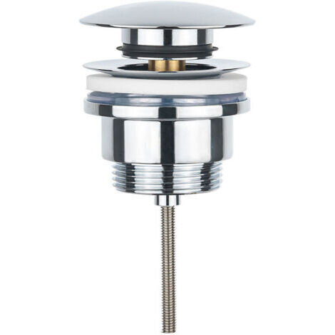 UNIVERSAL CLICK-CLACK SINK PLUG REA GOLD - Chrome MUMU