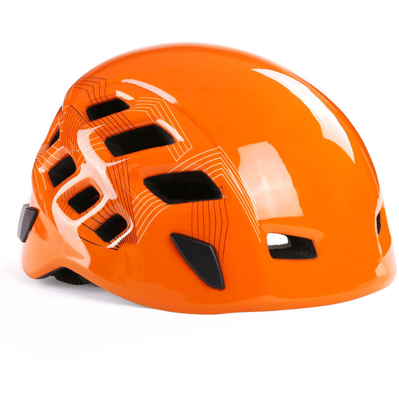 Universal Climbing Helmet for Women and Men Mountaineering Helmet in Many Colors (orange)